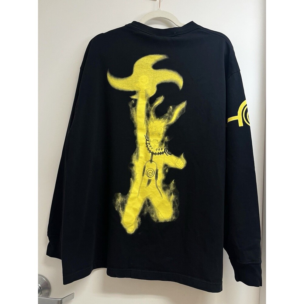 Naruto Shippuden x Jordan Zion Swearshirt Kyuubi Men’s Size XL